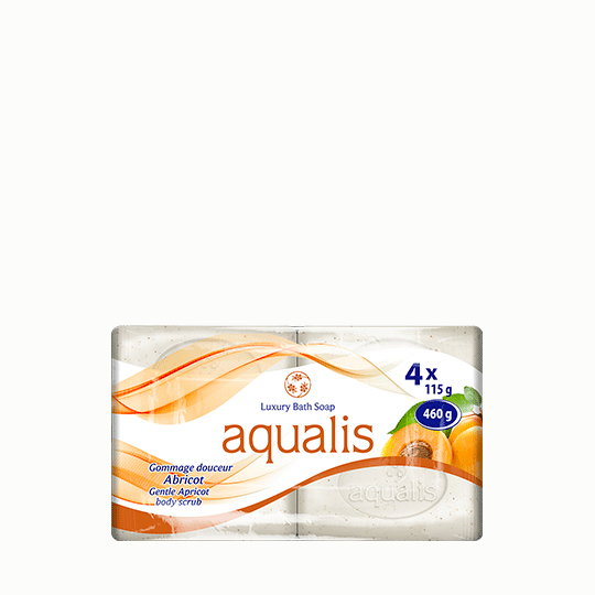 AQUALIS Toilet Soap With Gently Exfoliating Apricot For Sale