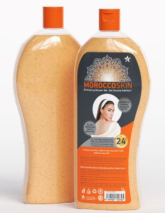 B.B. Clear Morocco Skin Exfoliating Shower Gel 500ml For Sale