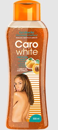 CAROWHITE exfoliating shower gel - carrot oil & apricot kernel powder For Sale