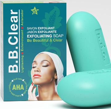 B.B. Clear Exfoliating Soap For Sale