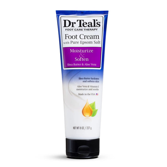 Dr. Teal's Moisturize & Soften Foot Cream with Shea Butter & Aloe Vera For Sale