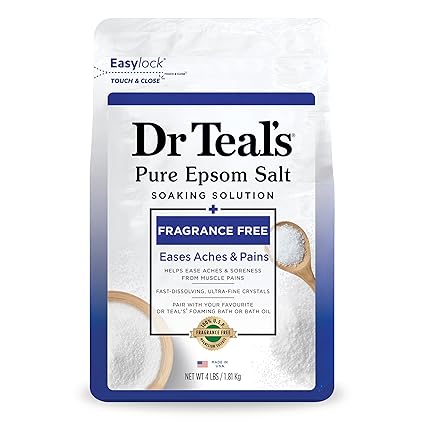 Dr. Teal's Pure Epsom Salt Soak - Fragrance Free For Sale