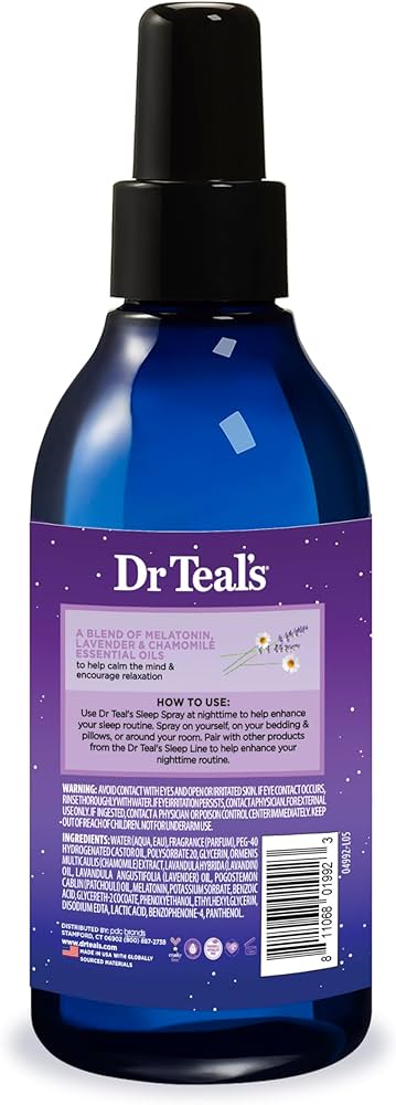 Dr. Teal's Sleep Spray with Melatonin, Lavender & Chamomile Essential Oils