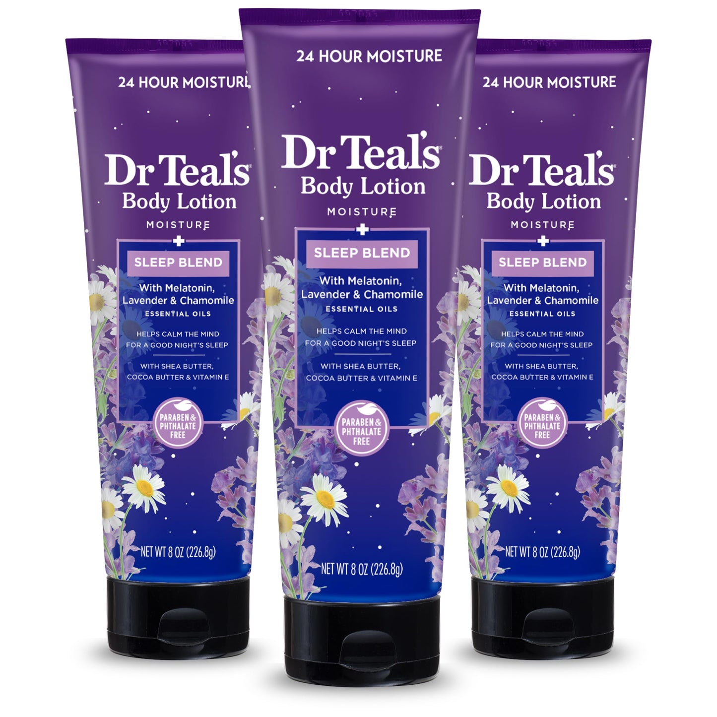 Dr. Teal's Sleep Lotion with Melatonin, Lavender & Chamomile Essential Oils For Sale