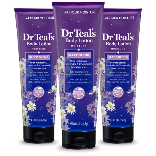 Dr. Teal's Sleep Lotion with Melatonin, Lavender & Chamomile Essential Oils For Sale