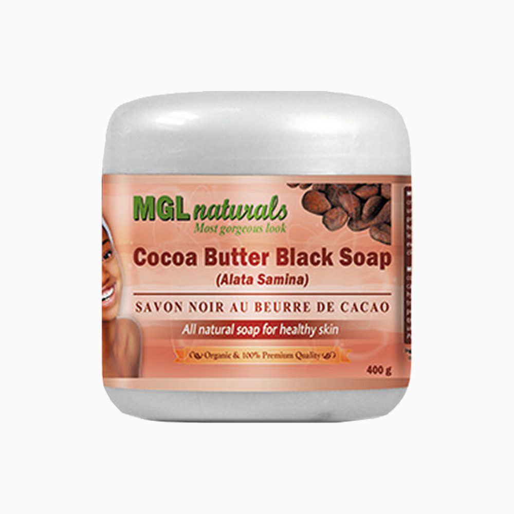 MGL Naturals Cocoa Butter Black Soap For Sale