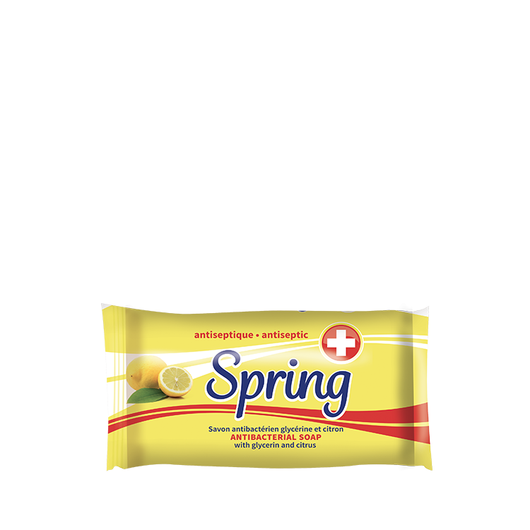 SPRING Antibacterial Soap With Glycerine & Lemon For Sale